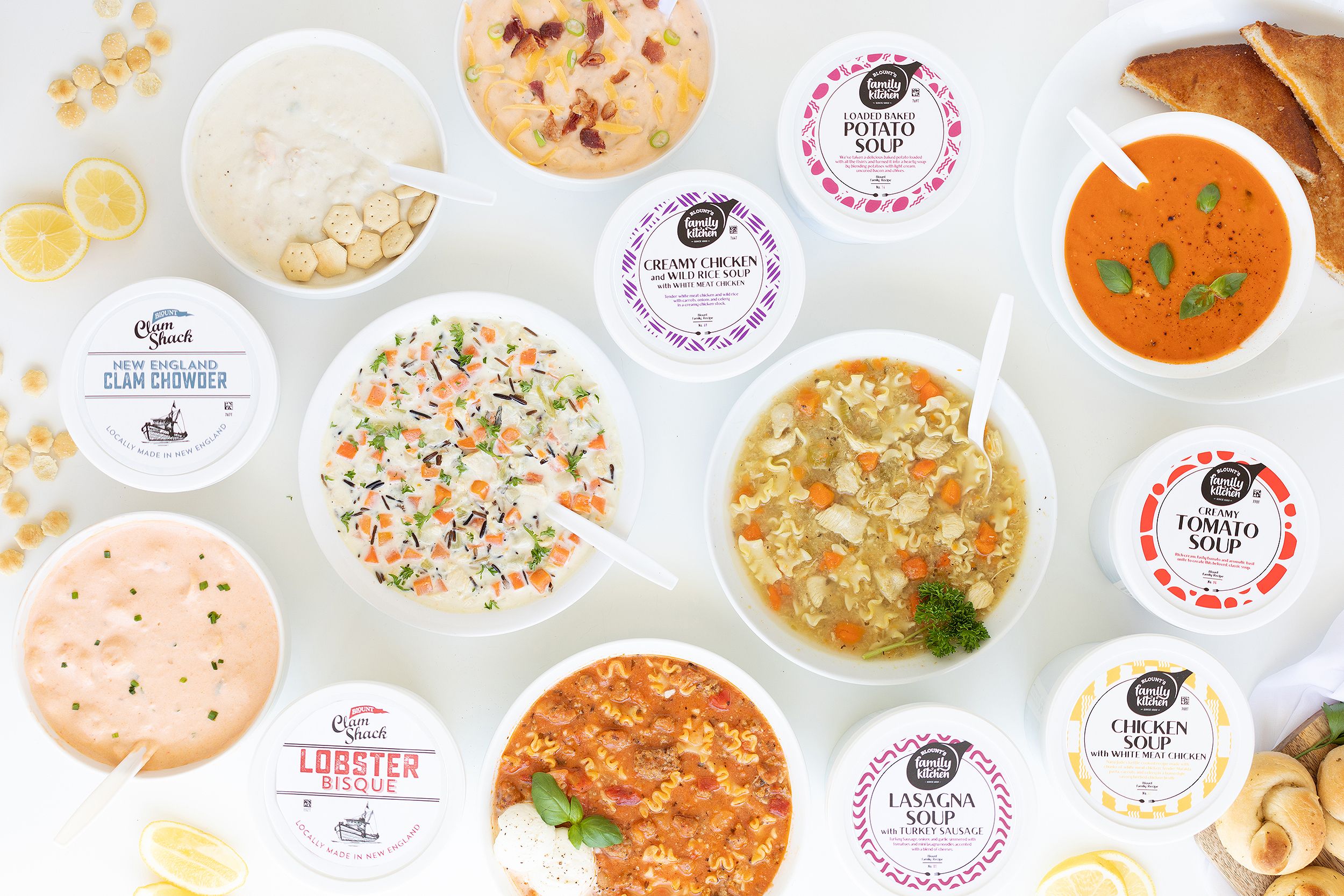 Blount Fine Foods Gourmet Comfort Meals Seafood Soups Sides
