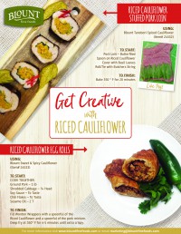 Get Creative- Riced Cauliflower