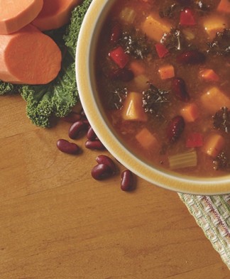 Organic Chicken Kale & Sweet Potato Soup