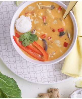 Thai Style Coconut Chicken Soup