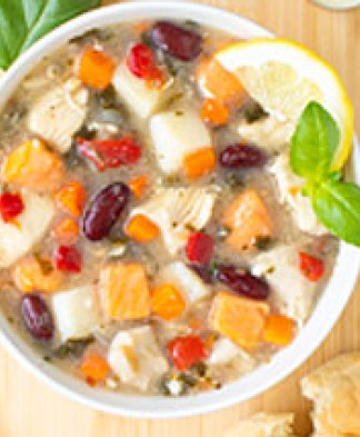 Chicken Sausage & Kale Soup